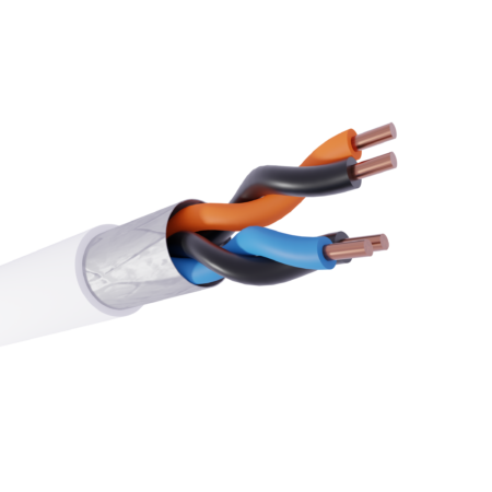 Brandsikker. Funktionssikkert. Alarmkabel. Brandkabel. PTSkabel. Signalkabel. UV-resistent. kobber. CU. 2x2. Skærmet.