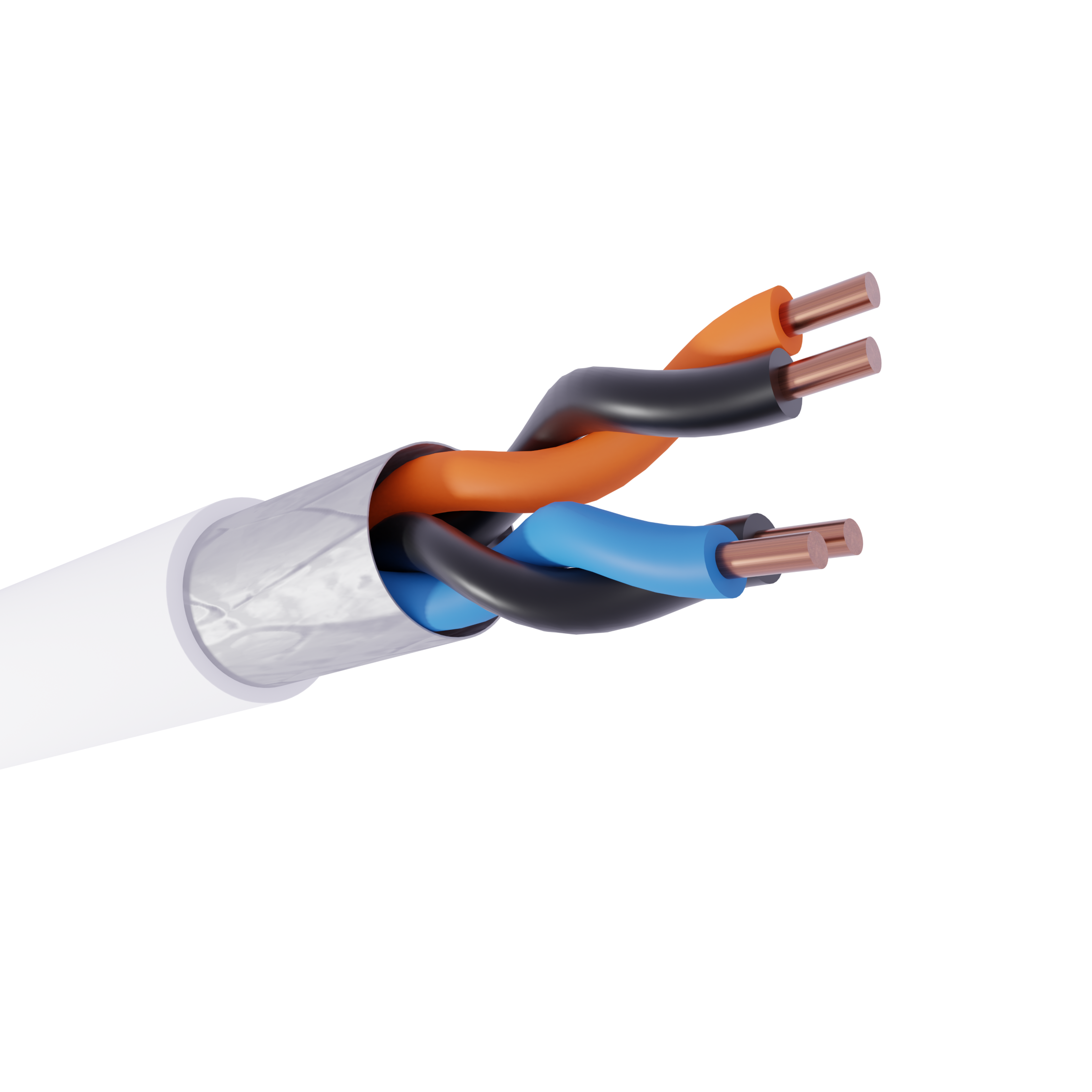 Brandsikker. Funktionssikkert. Alarmkabel. Brandkabel. PTSkabel. Signalkabel. UV-resistent. kobber. CU. 2x2. Skærmet.