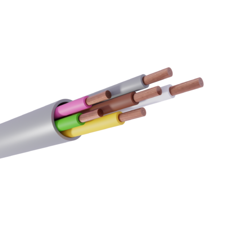 CTS kabel, CU, flex, halogenfri, kobber, LIHH, signalkabel, styrekabel, grå