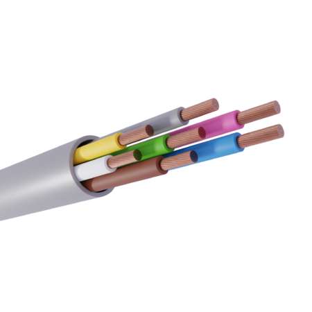 CTS kabel, CU, flex, halogenfri, kobber, LIHH, signalkabel, styrekabel, grå