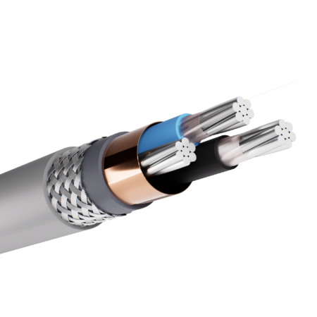 BFOU (I) 1x2. Marinekabel. Skibskabel. Armeret.